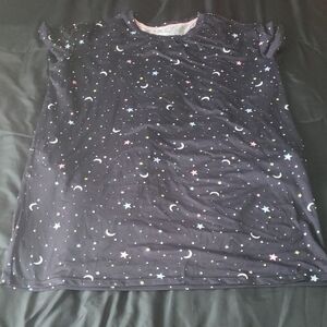 Women's Starry Night Pajama Dress WITH POCKETS!